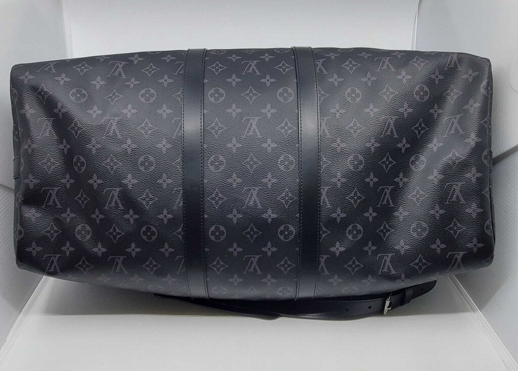 Louis Vuitton Keepall Bandoulière 55-Monogram eclipse