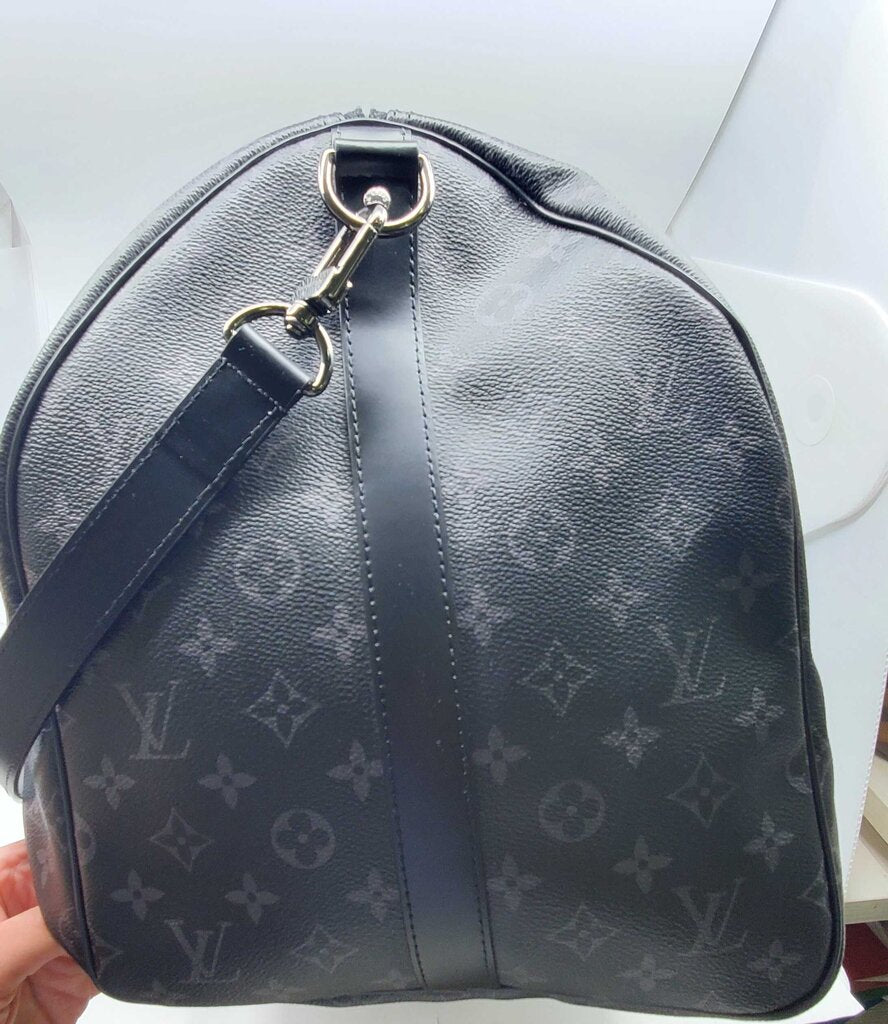 Louis Vuitton Keepall Bandoulière 55-Monogram eclipse