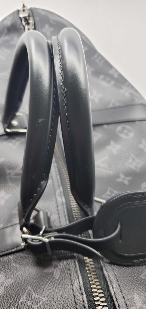 Louis Vuitton Keepall Bandoulière 55-Monogram eclipse