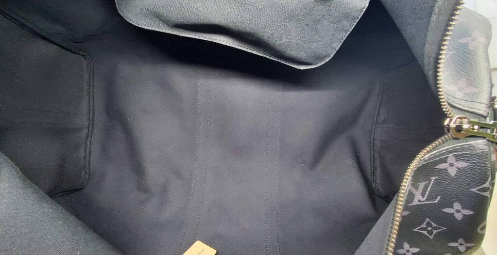 Louis Vuitton Keepall Bandoulière 55-Monogram eclipse