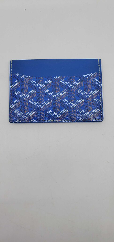 Goyard Goyardine Saint Sulpice Card Holder Sky Blue