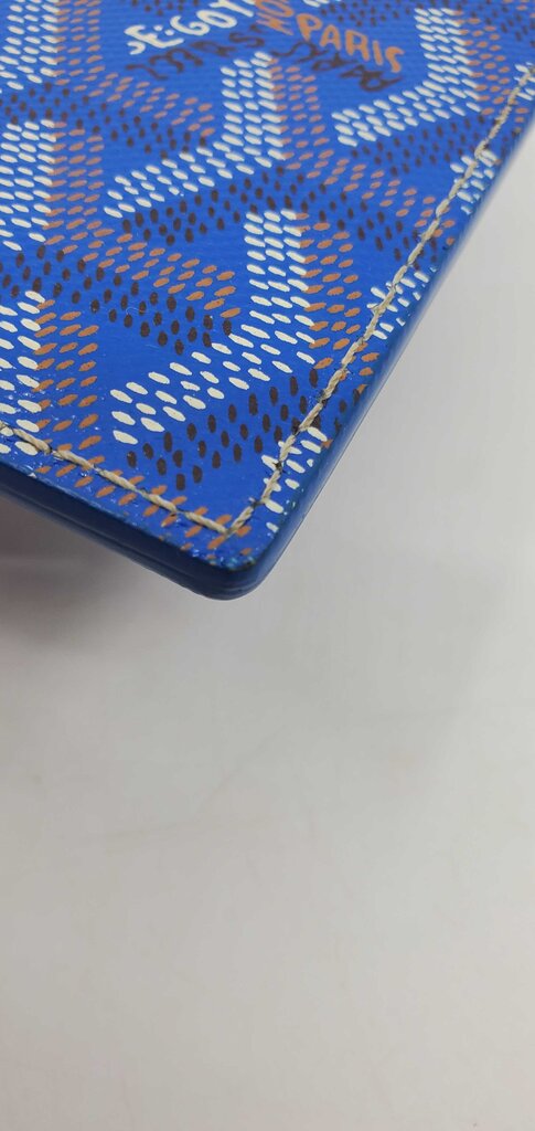 Goyard Goyardine Saint Sulpice Card Holder Sky Blue