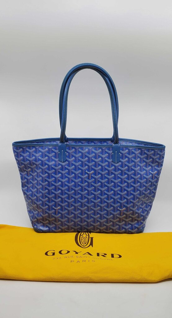 Goyard Artois PM Tote Coated Canvas-sky blue