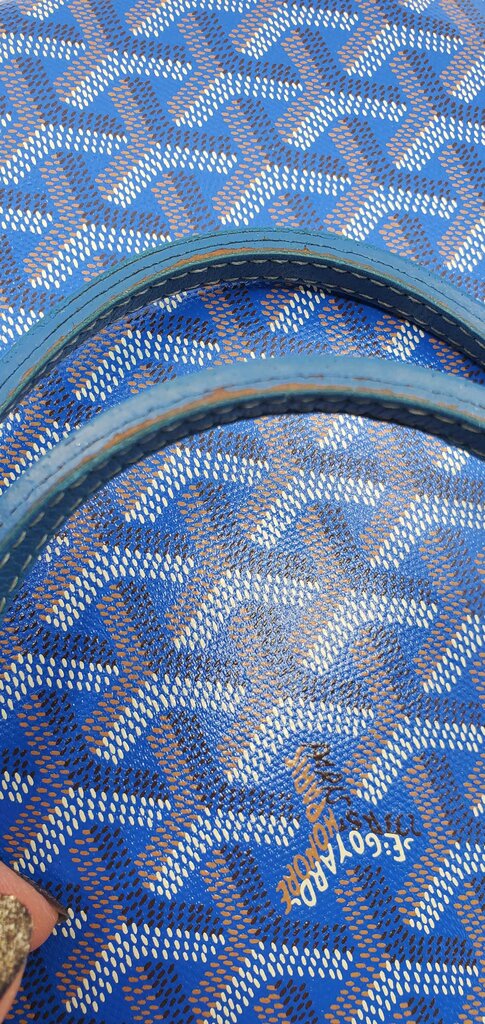 Goyard Artois PM Tote Coated Canvas-sky blue