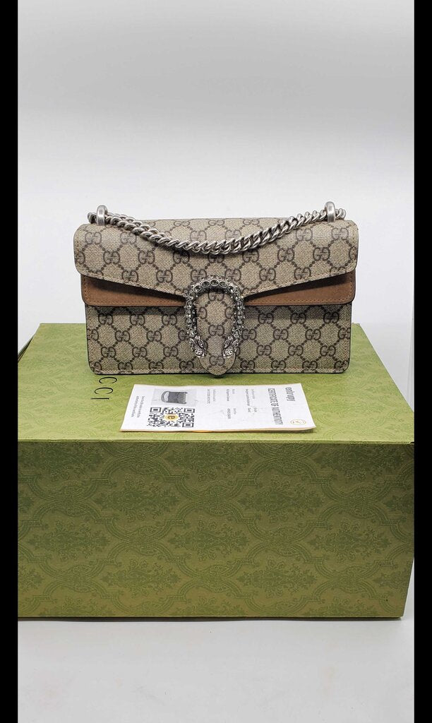 Gucci GG Supreme Dionysus Crystal Small Bag