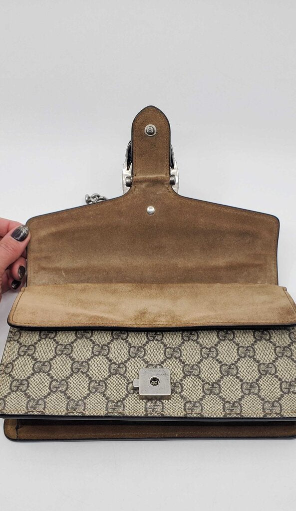 Gucci GG Supreme Dionysus Crystal Small Bag
