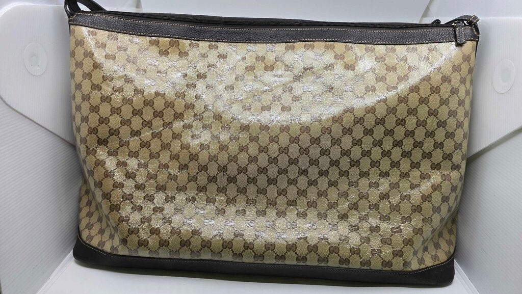 Gucci GG Crystal Canvas Weekender XL Duffle