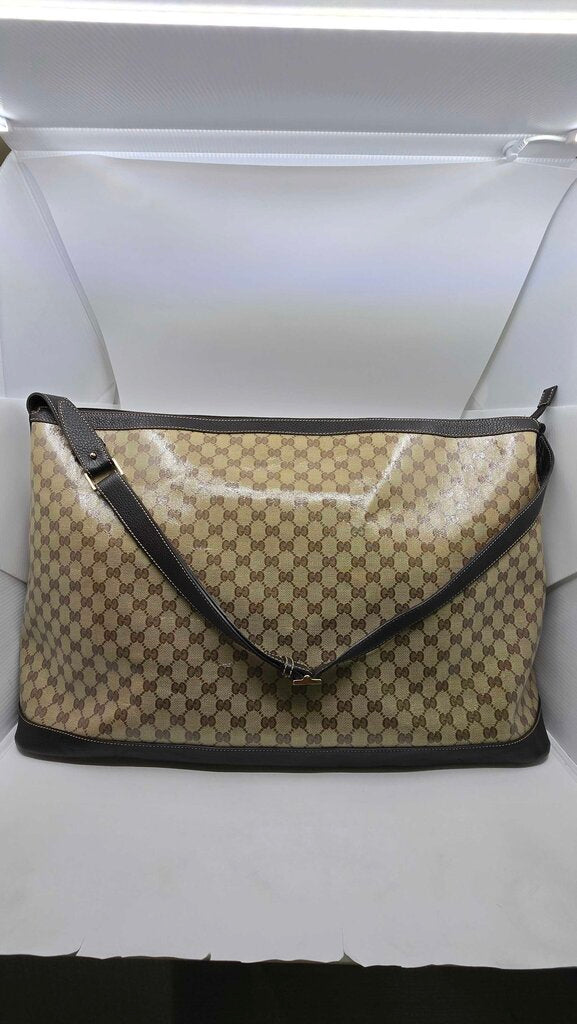 Gucci GG Crystal Canvas Weekender XL Duffle