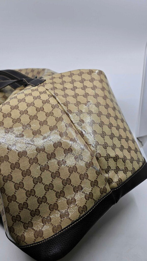 Gucci GG Crystal Canvas Weekender XL Duffle