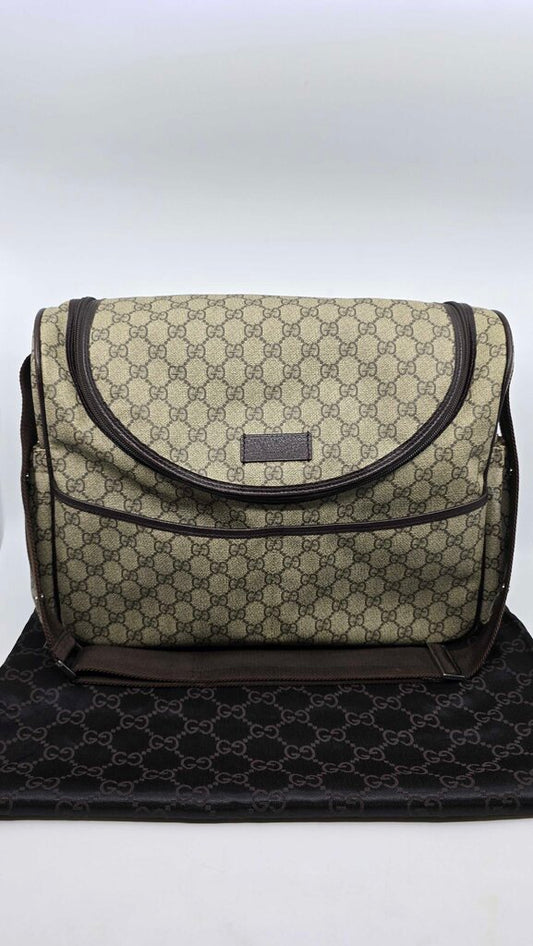 Gucci GG Supreme Diaper Bag
