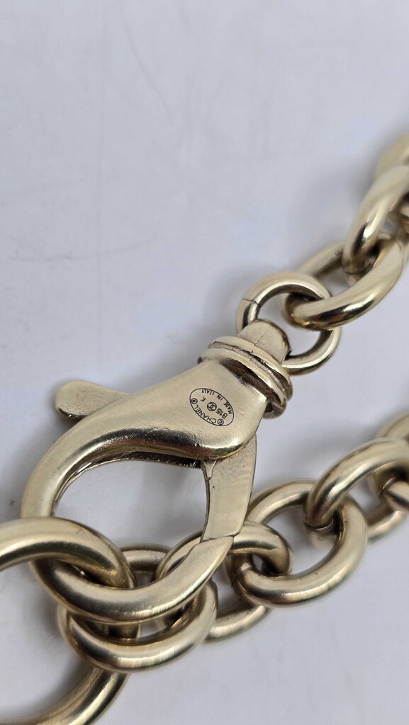 Chanel Quilted Medallion Pendant Necklace