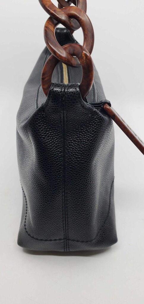 Chanel Cavier Timeless Wood Chain Hobo Bag