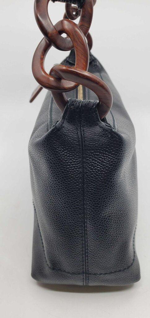 Chanel Cavier Timeless Wood Chain Hobo Bag
