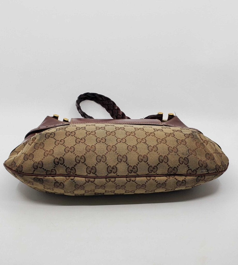 Gucci GG Canvas Pelham Horsebit Shoulder Bag