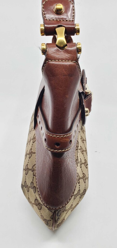 Gucci GG Canvas Pelham Horsebit Shoulder Bag