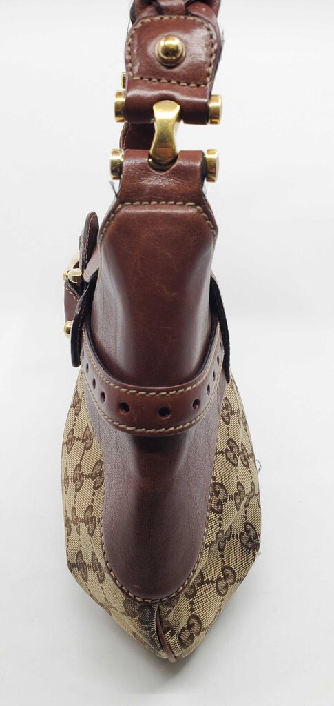 Gucci GG Canvas Pelham Horsebit Shoulder Bag