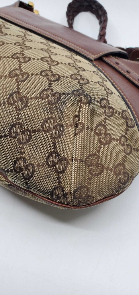 Gucci GG Canvas Pelham Horsebit Shoulder Bag