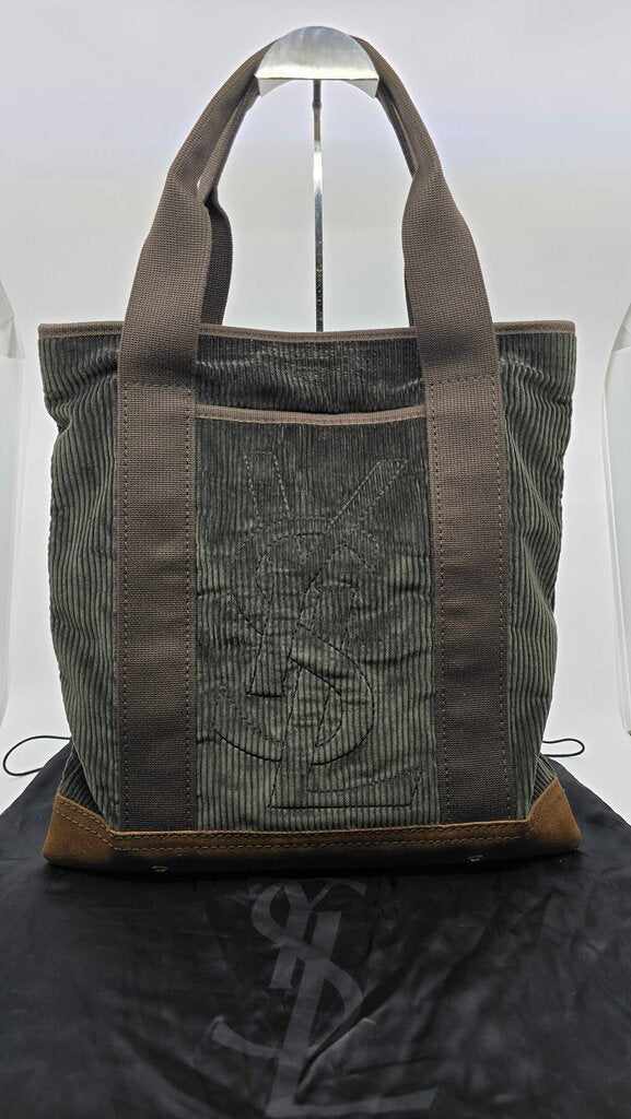 YSL Corduroy Tote