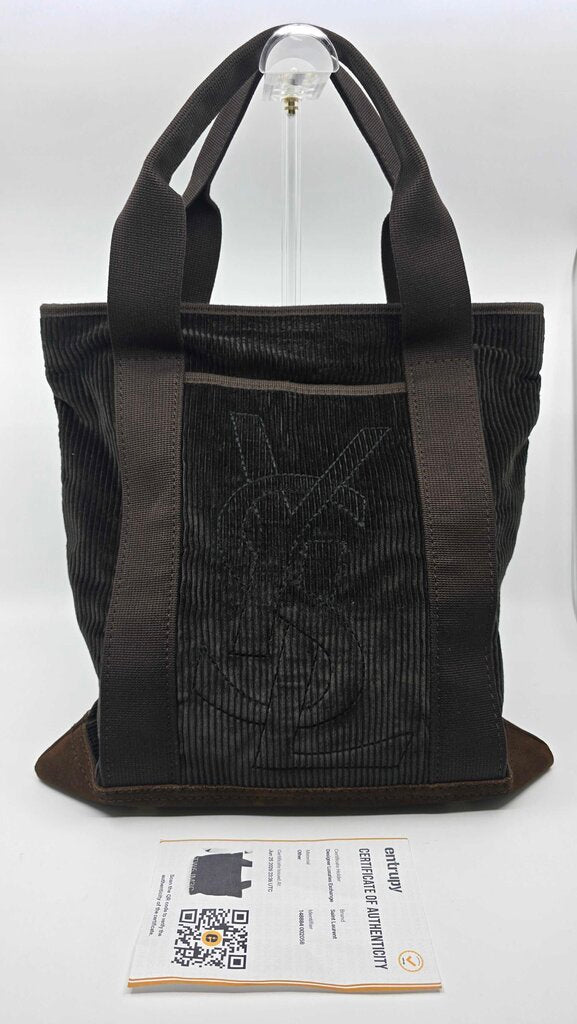 YSL Corduroy Tote