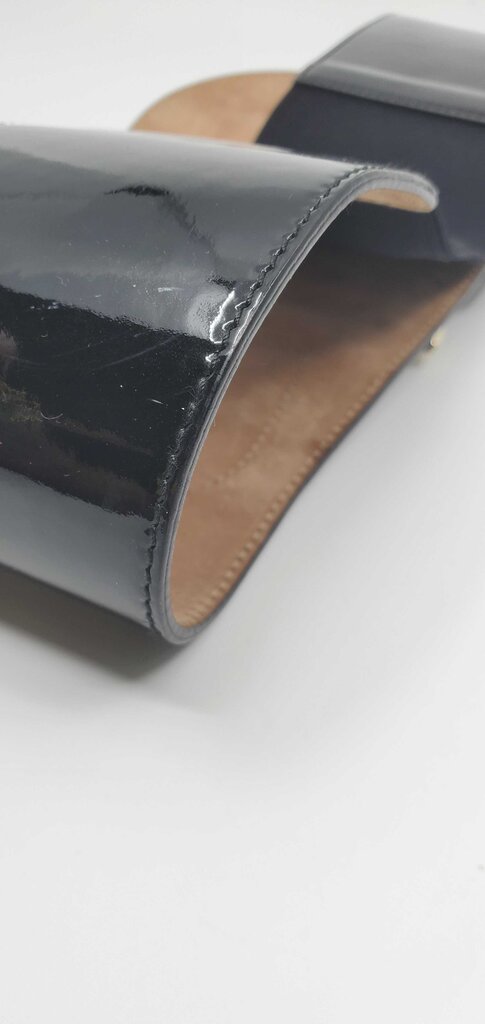 Gucci Vintage Oversized Wide Patent Leather Belt