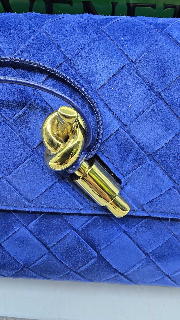 Bottega Veneta Andiamo Suede Clutch