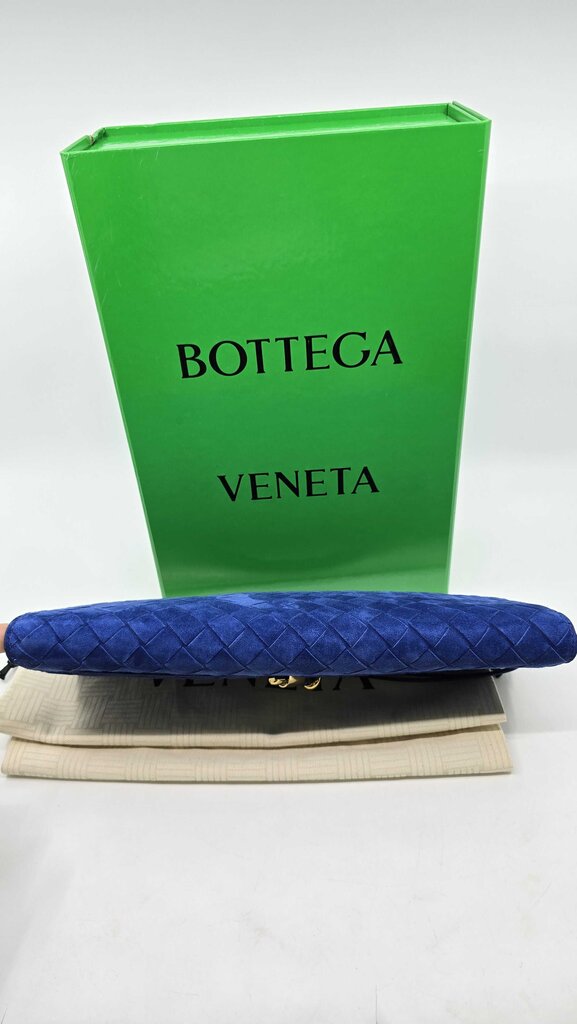 Bottega Veneta Andiamo Suede Clutch