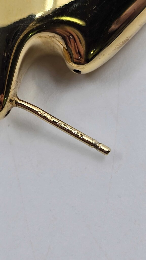 Bottega Veneta Small Fin 18K-gold-plated earrings