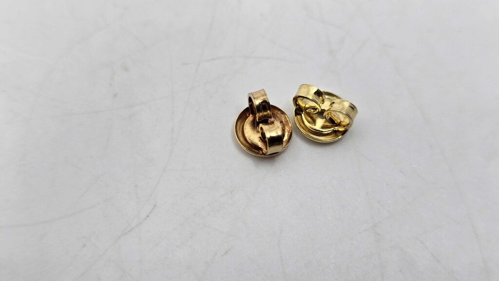 Bottega Veneta Small Fin 18K-gold-plated earrings