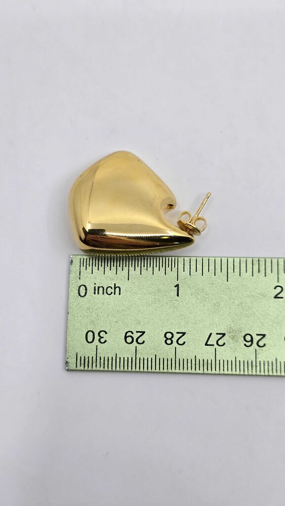 Bottega Veneta Small Fin 18K-gold-plated earrings