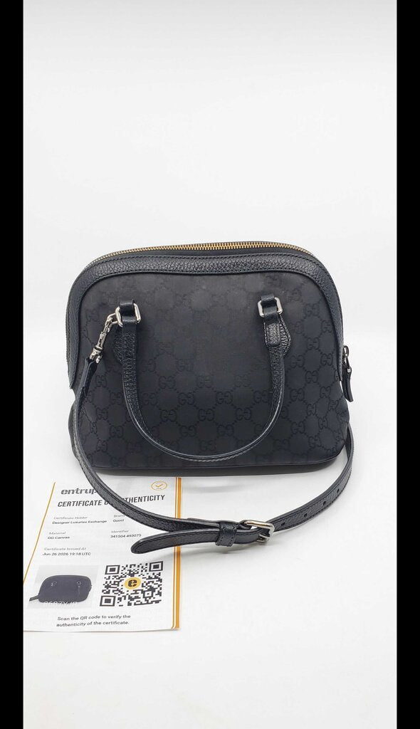 Gucci GG nylon mini Boston/top-handle bag