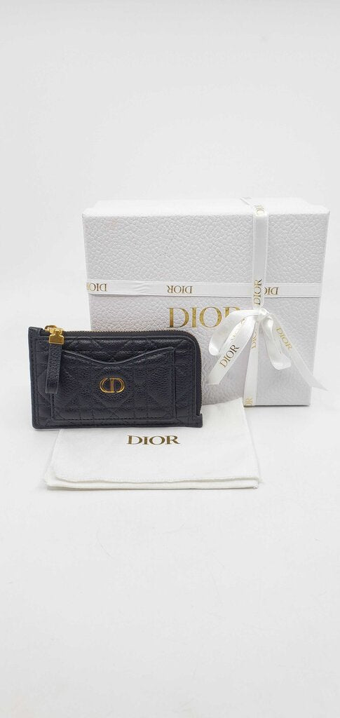Dior Caro Cosmos Zipped Card Holder