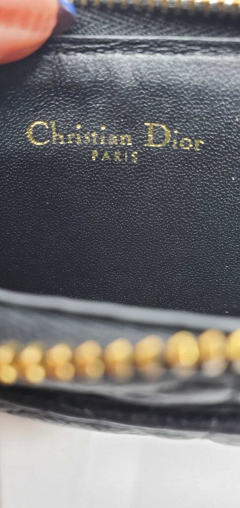 Dior Caro Cosmos Zipped Card Holder