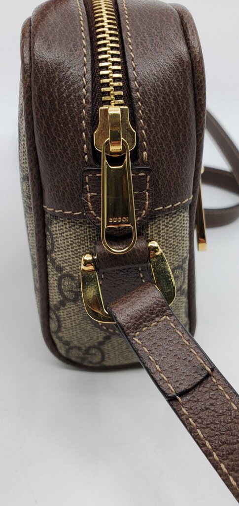 Gucci GG Supreme Monogram Web Mini Ophidia Shoulder Bag