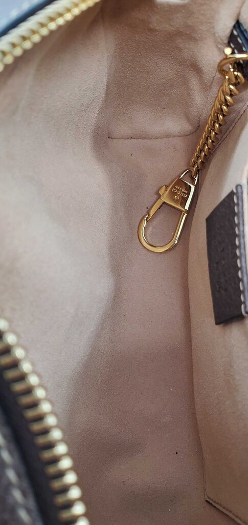 Gucci GG Supreme Monogram Web Mini Ophidia Shoulder Bag