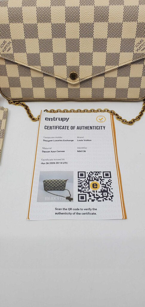 Louis Vuitton Pochette Félicie-Damier Azur