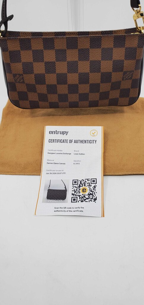 Louis Vuitton Damier Ebene Navona Pochette Accessories