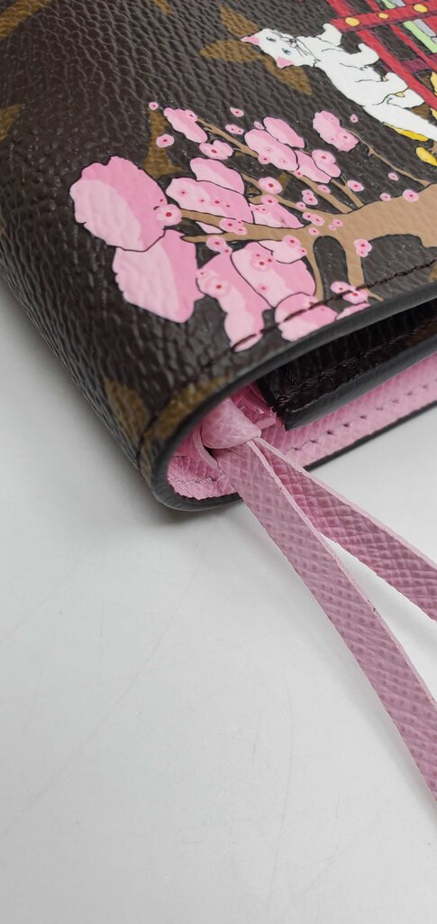 Louis Vuitton Monogram 2021 Christmas Animation Japanese Garden Victorine Wallet
