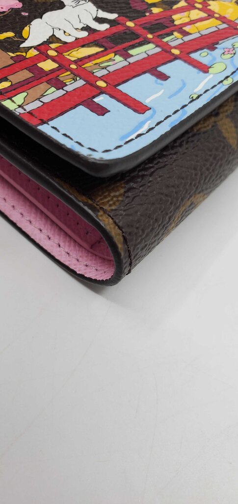 Louis Vuitton Monogram 2021 Christmas Animation Japanese Garden Victorine Wallet