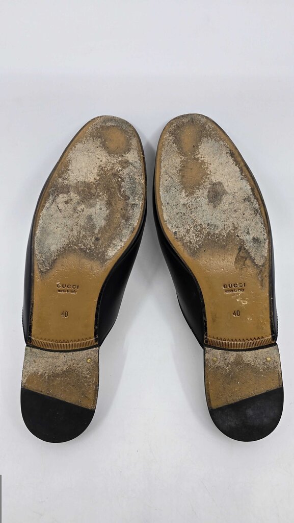GUCCI PRINCETOWN leather slip on MULES