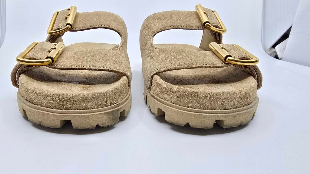Prada double strap sandals