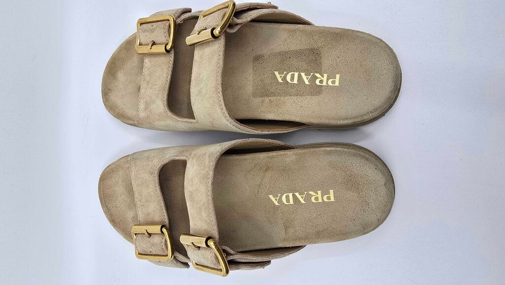 Prada double strap sandals