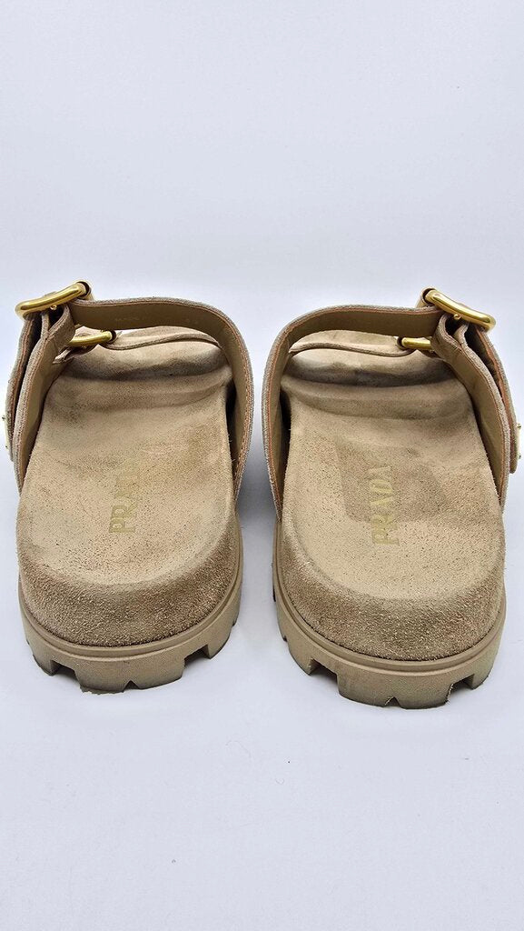 Prada double strap sandals