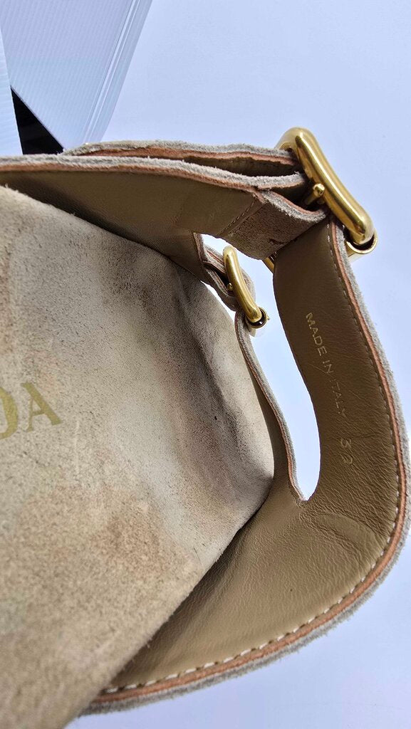 Prada double strap sandals