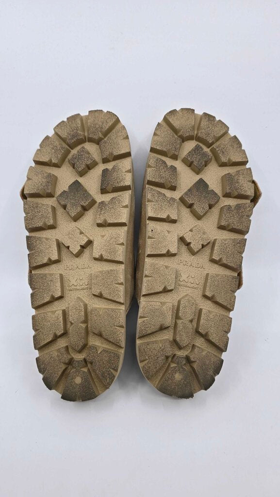 Prada double strap sandals