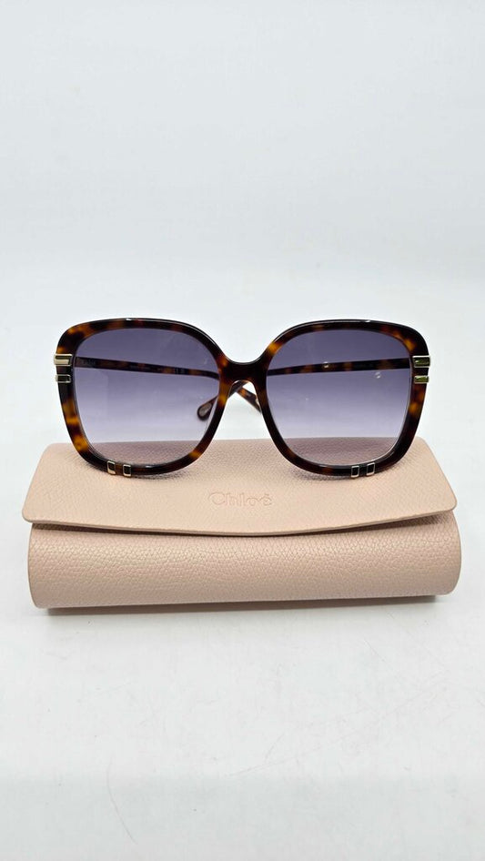 CHLOE CH0106SA DARK HAVANA SUNGLASSES