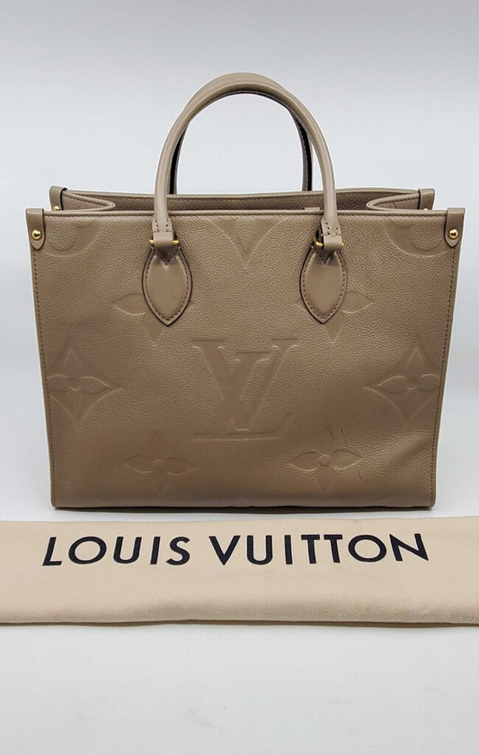Louis Vuitton Onthego MM Empreinte Leather Bag