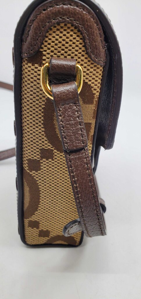 Gucci 1955 Horsebit Mini Phone Bag GG jumbo canvas