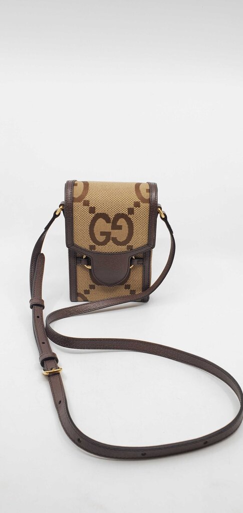 Gucci 1955 Horsebit Mini Phone Bag GG jumbo canvas
