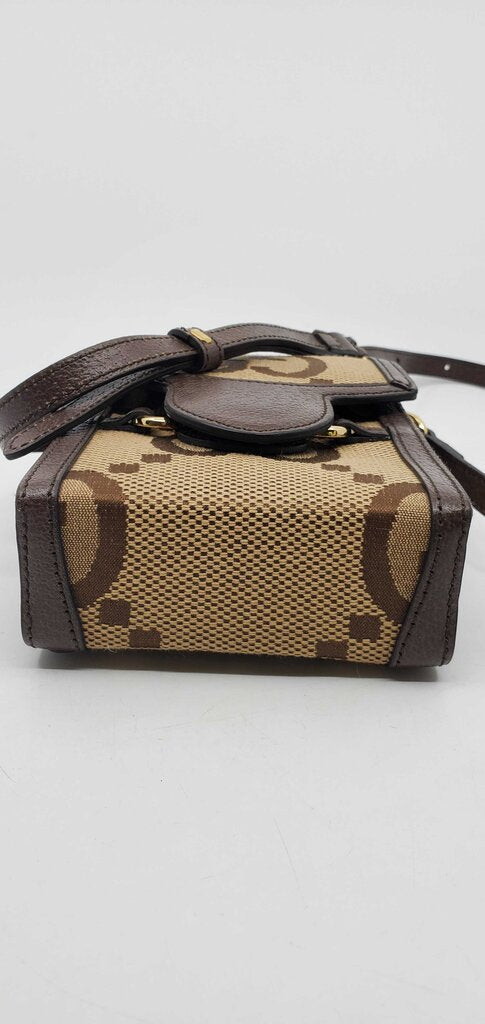 Gucci 1955 Horsebit Mini Phone Bag GG jumbo canvas