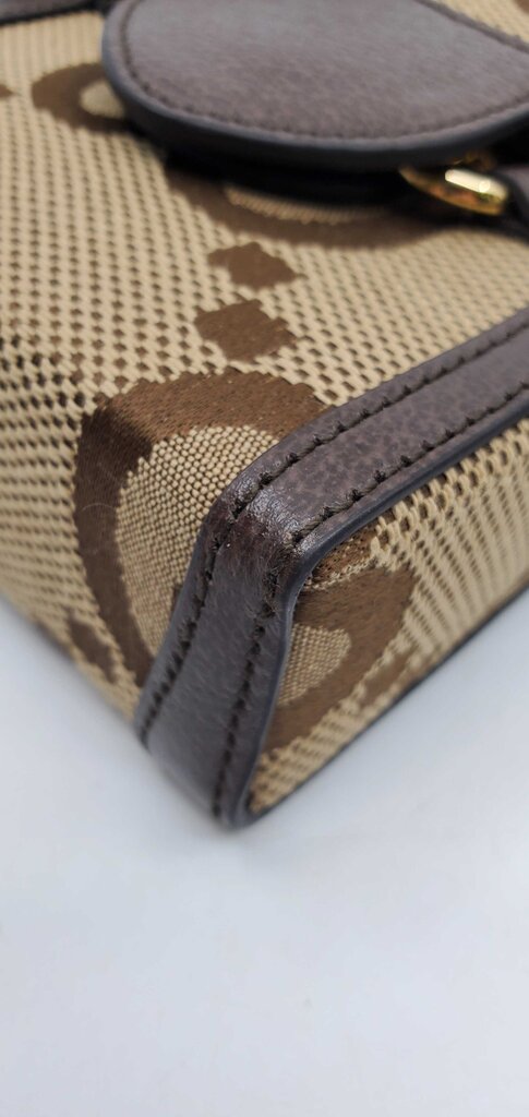 Gucci 1955 Horsebit Mini Phone Bag GG jumbo canvas